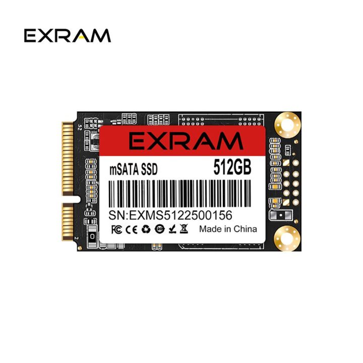 EXRAM MSATA SSD Hard Disk Solid State Drive SATA3 Internal MINI