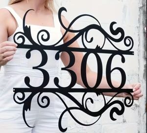 House/Business number/logo/signage/marker acrylic laser cut