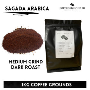 Sagada Arabica Dark Roast 1kg | Medium Grind Coffee for Coffee Makers Espresso and French Press | Coffee Grounds PH