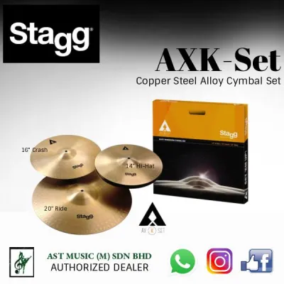 Stagg AXK SET Copper Steel Alloy Cymbal Set