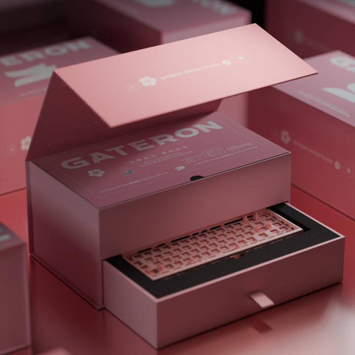 GATERON FORT 68 Sakura Collab Limited GT68 Ultra PCB Edition Set