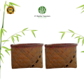 Keranjang Bambu Vintage Premium Berkualitas - Keranjang Anyaman Tangan Tradisional Natural Murah. 