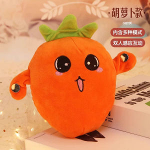 Rhythm Piano Interactive Toy Cute Fruit Musical Touch Doll Dual-Player Fun Parent-Child Activity Friend/Party Toys Creative Gift