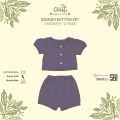 CUIT Baby Setelan Kerah Anak Perempuan Daisuki Button Set - LDA. 