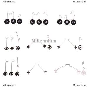 [COD] Millennium 1Set Foam Hand Throwing Glider Landing Gear Kit with Wheel Airplane Accessories