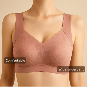 Small Bust Gathering Bra Breathable Sleep Tank Top Underwear Anti-mite No Pressure on the Chest