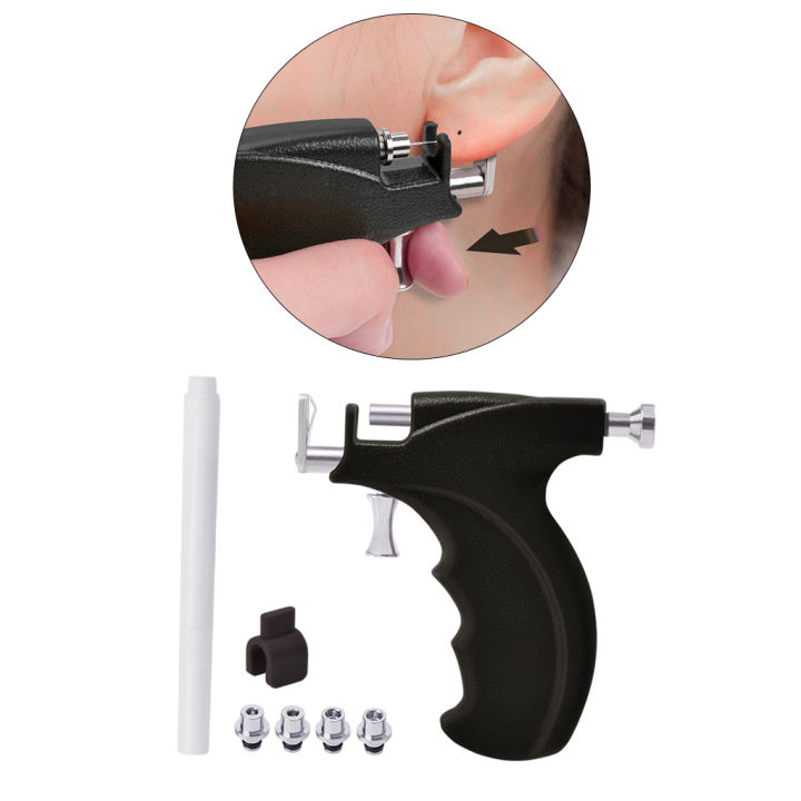 Ailong Ear Piercing Tool Kit Stainless Steel Ears Piercer Machine Home ...