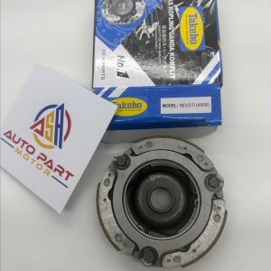 ( TAKEHO ) Kampas Ganda Assy Revo Fi / Blade Fi Otomatis Set Dudukan Per Kopling Motor KWW
