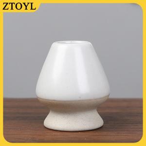 ZTOYL Gốm matcha trà xanh Chasen chủ đứng Bát Tre Whisk Máy xay bàn chải Trà Công cụ chủ trà phụ kiện teaware