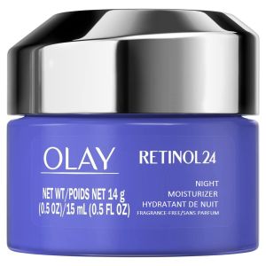 Kem dưỡng ban đêm OLAY RETINOL 24 MINI NIGHT MOISTURIZER 15ml không mùi làm mịn làm sáng làm săn chắc chống lão hóa da của Mỹ