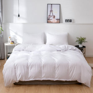 【Super low price】Nordic Solid Color Brushed Duvet Cover 220x240 Single Double Bed Microfiber Bedding Set Soft Skin Friendly Quilt Cover Sets Blue