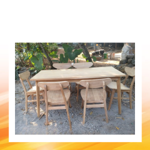 kursi makan/meja cafe satu set model ropan cocok buat cafe