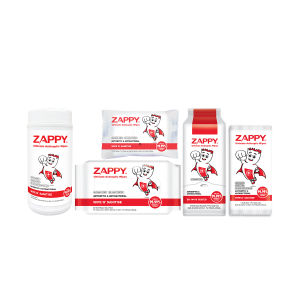 Zappy Ultimate Antiseptic Wipes | 10 Sheets Resealable / 50 Sheets Resealable / 100 Sheets (Single Sheet Individually Packed) /10 Sheets (Single Sheet Individually Packed) / 70 Sheets Canister Resealable