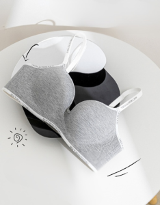 Small Breasts Push Up Underwear Seamless No Steel Ring Support Bra Women Adjustable Breathable Underwear Underwear Adjustable Letter Shoulder Strap