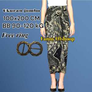 fanny olshoop - Rok Lilit Batik Jumbo Aneka Motif Batik Cocok Buat Berbagai Macam Acara Ukuran Panjang Kebawah 100 Cm Dan Lebar Ke