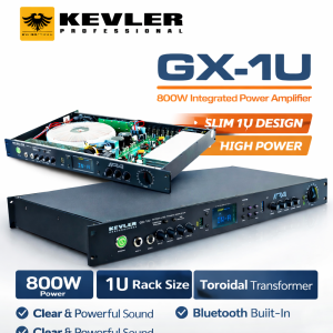 Kevler Professional GX-1U Integrated Power Amplifier 800w x2 peak original kevler amplifier bluetooth videoke karaoke microphone input