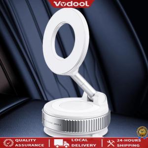 Universal Magnetic Car Mount for Smartphones with Rotatable Design and Powerful Vacuum Base