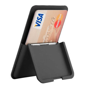 Ví da đựng Card hít nam châm từ tính wiwu mag wallet MW-001 cho iPhone chính hãng hỗ trợ sạc MagSafe không dây