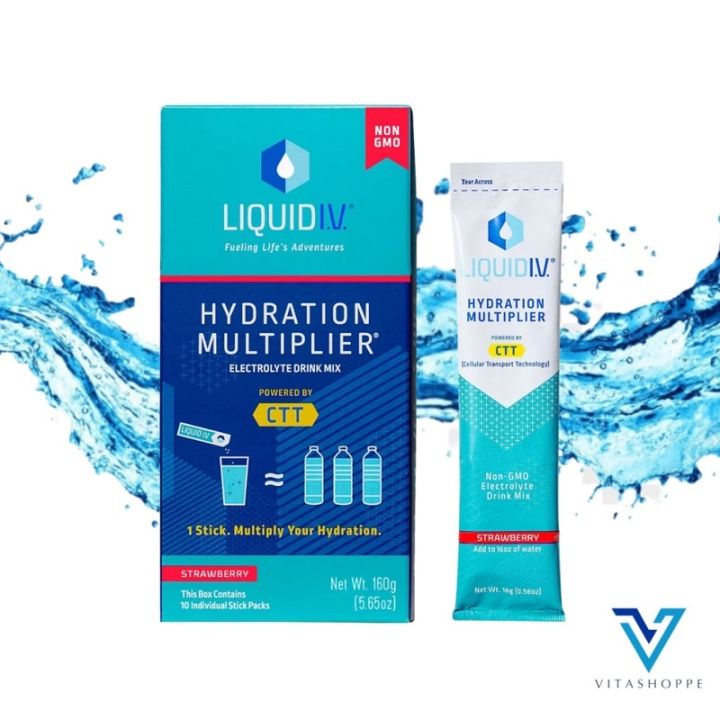 Liquid IV Hydration Multiplier 10/16 sticks | Lazada PH