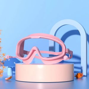 Kính Bơi Cho Bé Có Bịt Tai – Kính Bơi Trẻ Em Chống Nước Silicone Mềm Không Đau Mắt