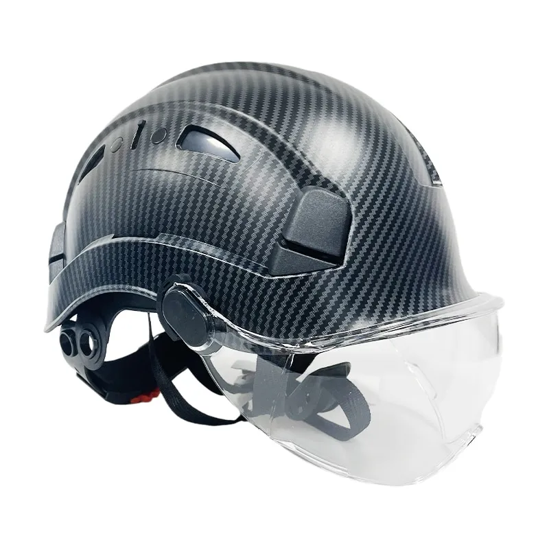 CE EN397 Industrial Carbon Color Safety Helmet Work Caps For Men