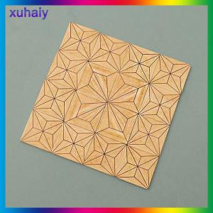 xuhaiy 5 cái bộ thu nhỏ Dollhouse sàn Sticker gạch lát sàn hình nền búp bê Mô hình nhà bếp phòng tắm tự làm trang trí