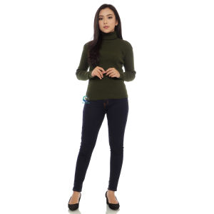 SWEATER TURTLE NECK || Pretty turtle neck || turtleneck rajut premium / Manset inner kerah tinggi wanita