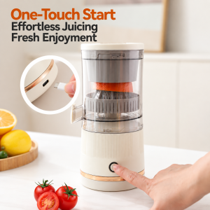 Portable Electric Citrus Juicer 600ml Automatic Orange Lemon Juice Extractor Wireless Rechargeable