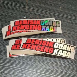 Stiker Cutting Berisik Doang Kenceng Kaga Stiker Motor