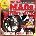 Honda Click 160 Printed Sticker MAGs (Paired). 