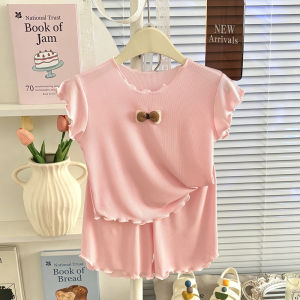 AILEBE Kids Sets Sleeveless Top Loose Shorts Set Soft Cloud Cotton Breathable Summer Wear 3 Cute Prints Korean Fresh Design Loose Comfy Fit For Free Play Pambahay OOTD For Baby Girls 0-10 Years