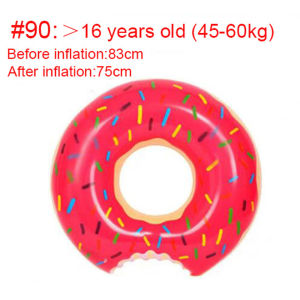 XUECHUANGYING Party Summer Rubber Ring Swimming Pool Float Toy PVC Water Seat Swimming Mattress Swimming Ring Donut Swimming Ring
