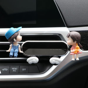 Phone Car Mount Holder Car Navigation Phone Stand Car Fixed Air Vent Car Support Stand Cute for Women