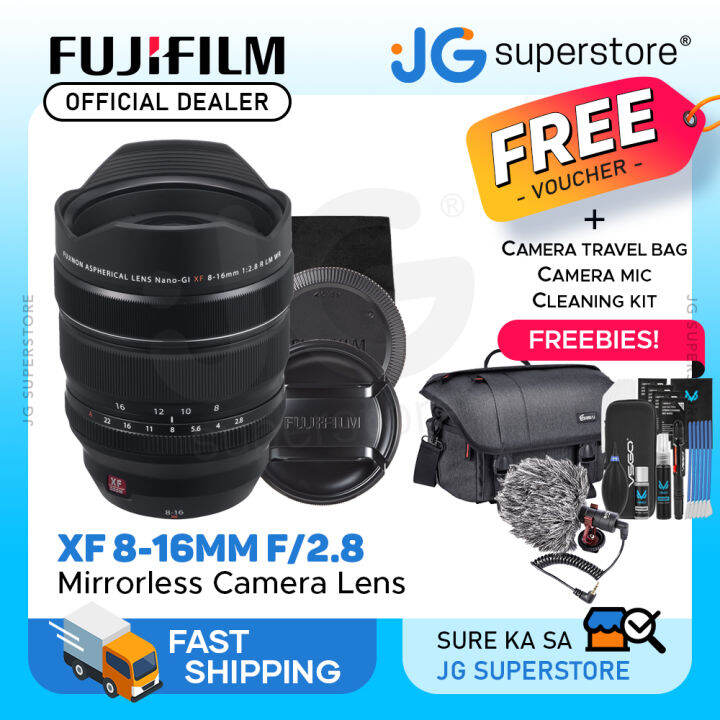 FUJIFILM Fujinon XF 8-16mm f/2.8 R LM WR X-Mount Mirrorless Camera Lens ...