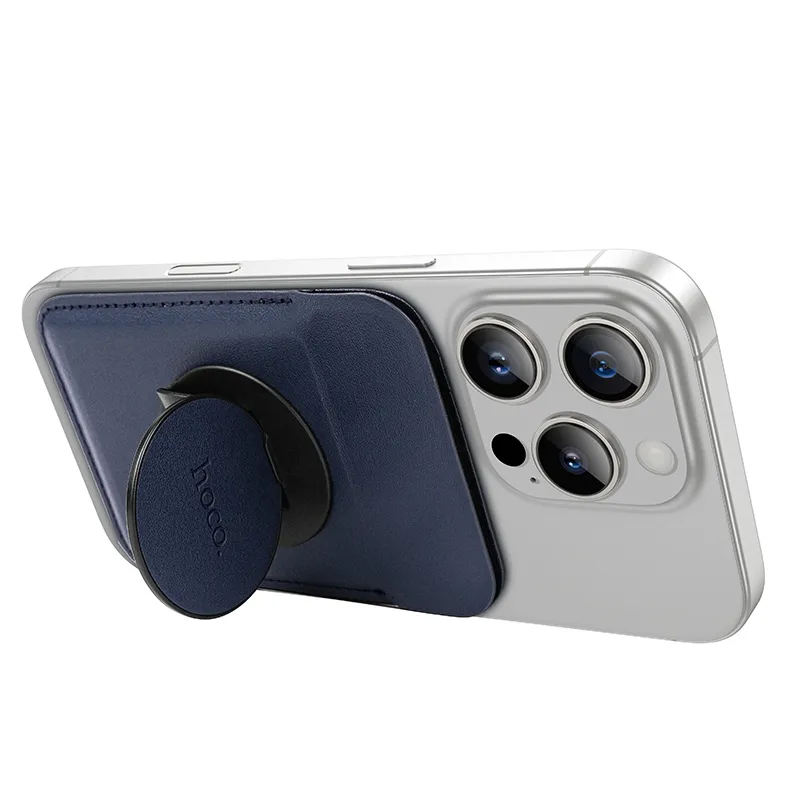 Hoco GT6 Joy Multi-function Magnetic Card Holder ที่เก็บการ์ดแม่เหล็กใช้ตั้งโทรศัพท์ได้