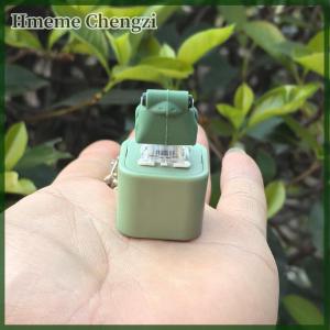 Hmeme Frog Croaking Fidget Toy Keychain With Colorful Lights Stress Reliever Anxiety Sensory Fun Animal Sound Button Toy