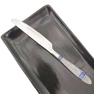 มีดสเต็กสแตนเลสลายกนก