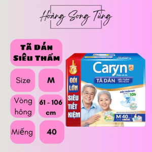 Tã/Bỉm dán người lớn Siêu Thấm Caryn size M/L/XL