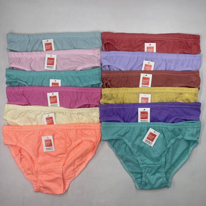 Bench Panty 12pcs Cotton Underwear Underwears panti women pantys