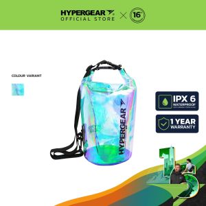 Hypergear Beg Kalis Air 10L Bubble / Hypergear Dry Bag 10L Bubble  - Beg Waterproof Beach Outdoor Diving Surfing Hiking Kayaking Water Rafting Fishing Cycling Swimming Transparent