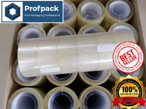 Opp Tape 48mm x 90y x 43mic Clear / Brown adhesive gum tape packing sealing box carton