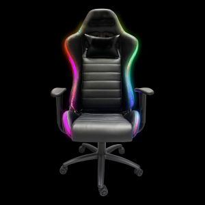 Gaming Chair with RGB Lighting Effects RGB Racing Chair with Armrest LED Light Chair