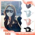PICKIT Full Face Sun Protection  UPF50+ Ice Silk Sunshade Face   3D Anti-UV Neck Scarf Summer. 