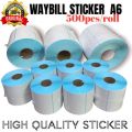 A6 WAYBILL MATTE THERMAL STICKER 4x 6inch // 100x150mm. 
