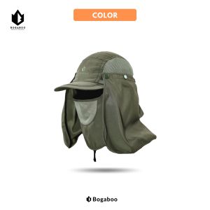 Bogaboo topi mancing masker Jepang Microfibre quickdry - topi mancing anti panas - topi pancing anti UV - topi gunung