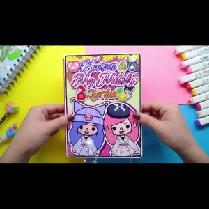 Toka World Kuromi Girl toca boca book murah toca boca paperdoll boca toca boca paper book buku toca boca toca boca book toca boca paper book murah paper doll house book toca boca quiet book toca boca toca life world toca boca toys toca boca