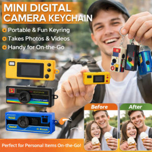 Mini Camera Keychain Cute Digital Camera Pendant Realistic Mini Design Compact Portable Fashion Accessory Gift Idea