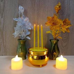 ธูปเทียน Led แจกัน ธูปเทียนไฟฟ้า พร้อมวางบูชาพระพุทธรูป