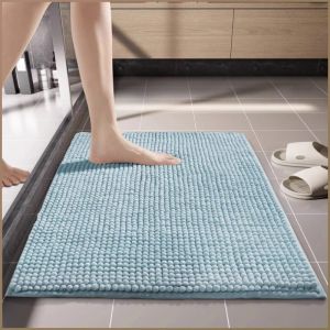 แผ่นดูดซับ หนาแน่นเป็นพิเศษ พรมปูพื้น ไม่มีผมร่วง ทนต่อสิ่งสกปรก ดูดทันที นุ่มและฟู บ้าน ห้องน้ำ