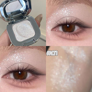 HERORANGE~ Single-piece diamond-shaped highlighter powder with pearlescent shimmer sparkling eyeshadow and polarized brightening makeup
